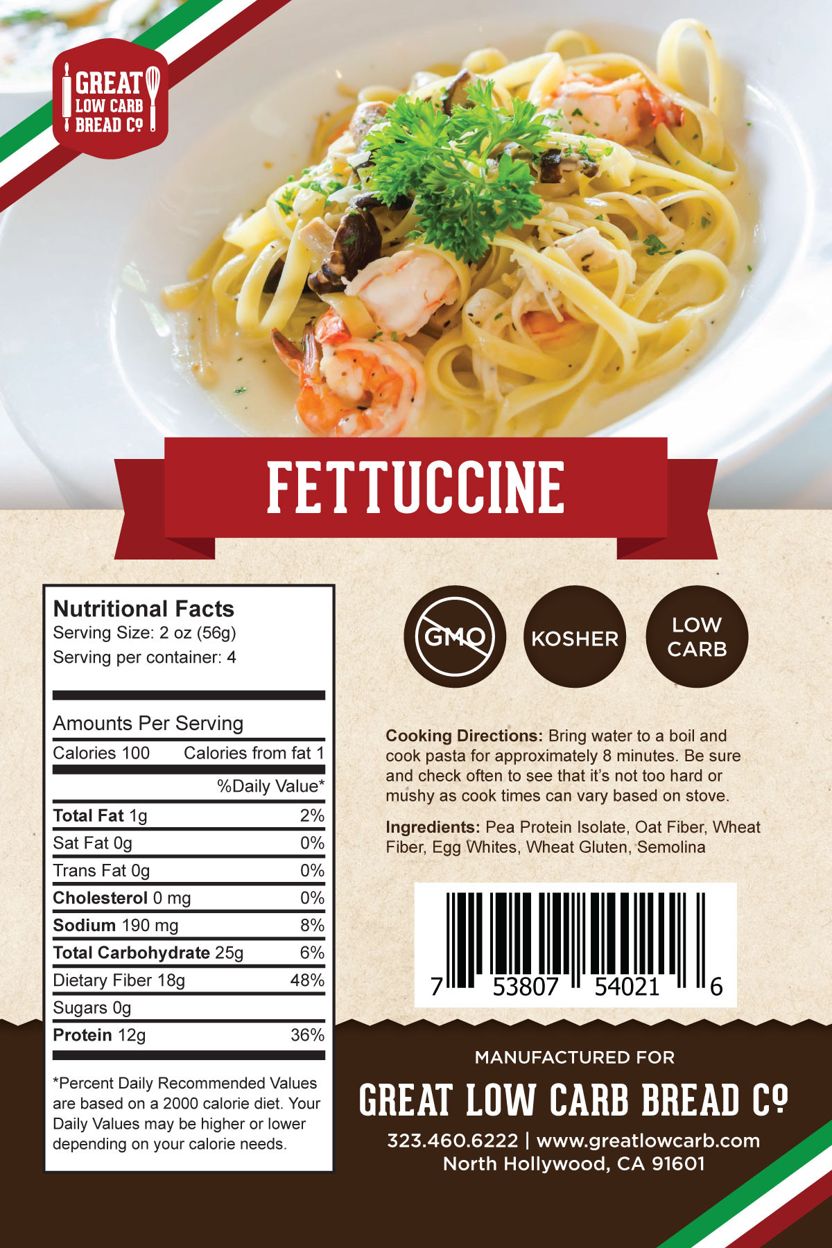 Carbs In Spaghetti Noodles
 Great Low Carb Pasta Fettuccine 8oz – Lo Carb U