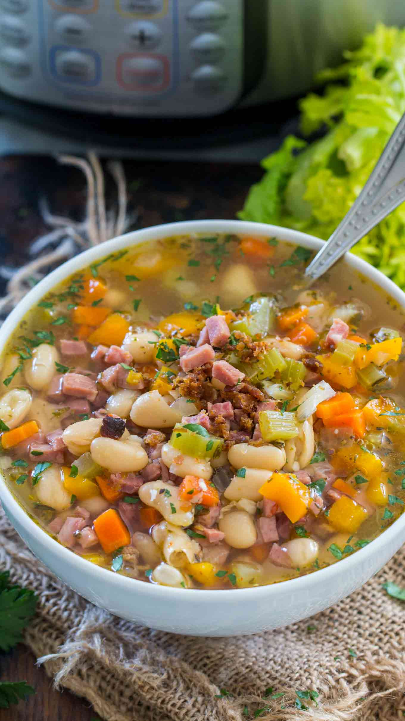 Instant Pot Ham Recipes
 Instant Pot Ham and Bean Soup [VIDEO] Sweet and Savory Meals