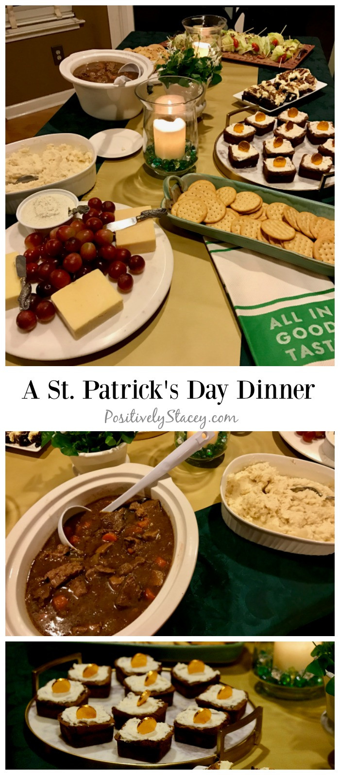 St Patrick'S Day Dinner
 A Saint Patrick s Day Table and Dinner Menu Positively