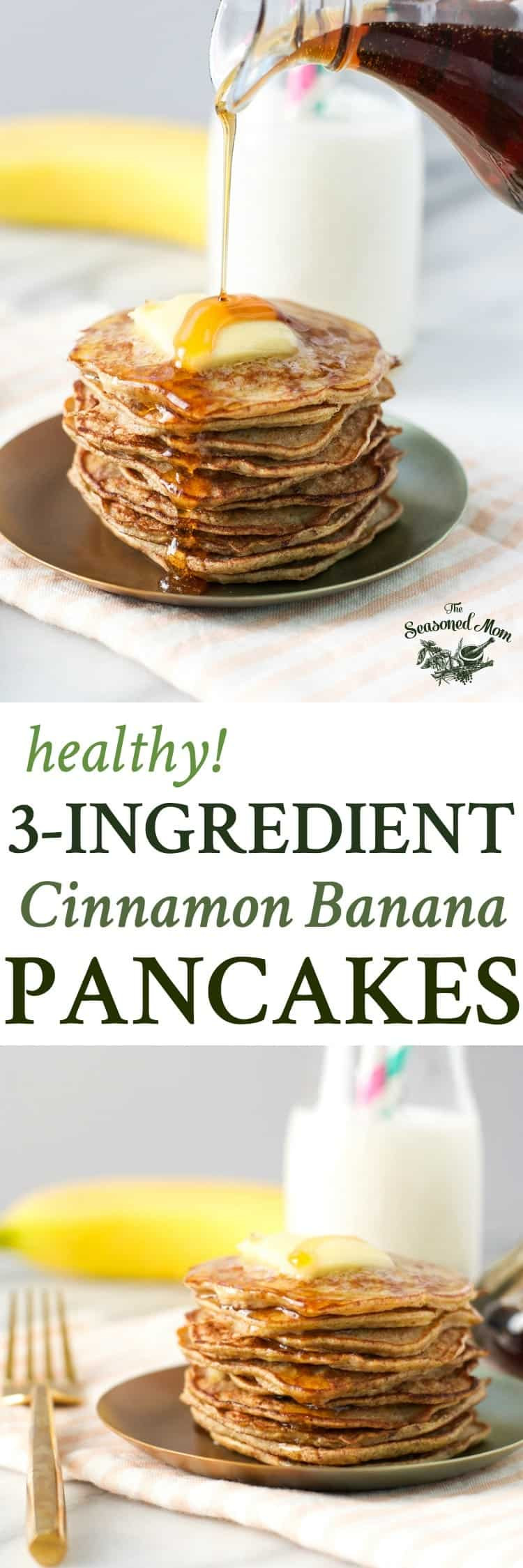 3 Ingredient Banana Pancakes
 Healthy Banana Pancakes The Seasoned Mom