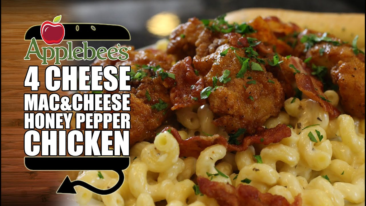 4-Cheese Mac &amp; Cheese With Honey Pepper Chicken Tenders
 HOW TO MAKE Applebees Four Cheese Mac & Honey Pepper