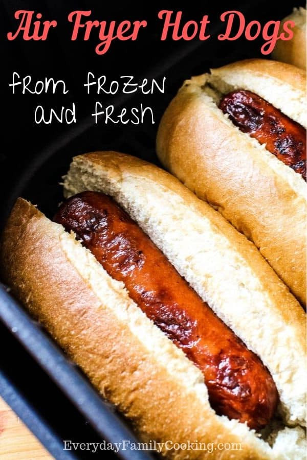 Air Fryer Hot Dogs
 Easy Air Fryer Hot Dogs