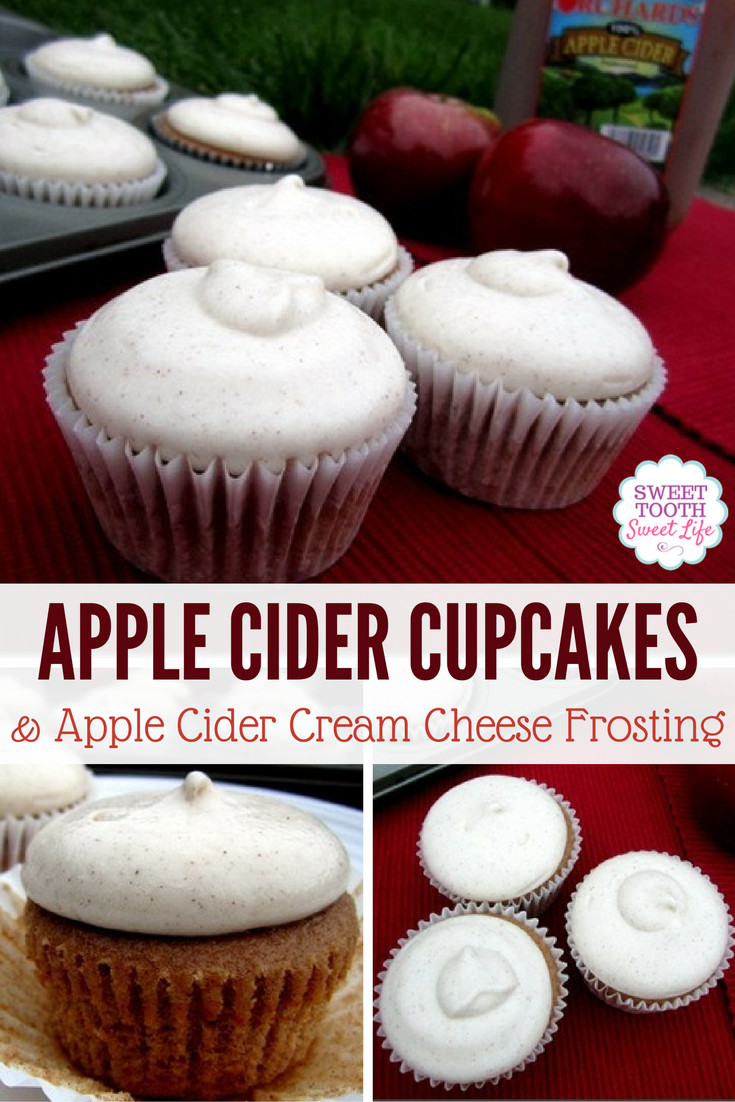 Apple Cider Cupcakes
 Apple Cider Cupcakes with Apple Cider Cream Cheese Frosting