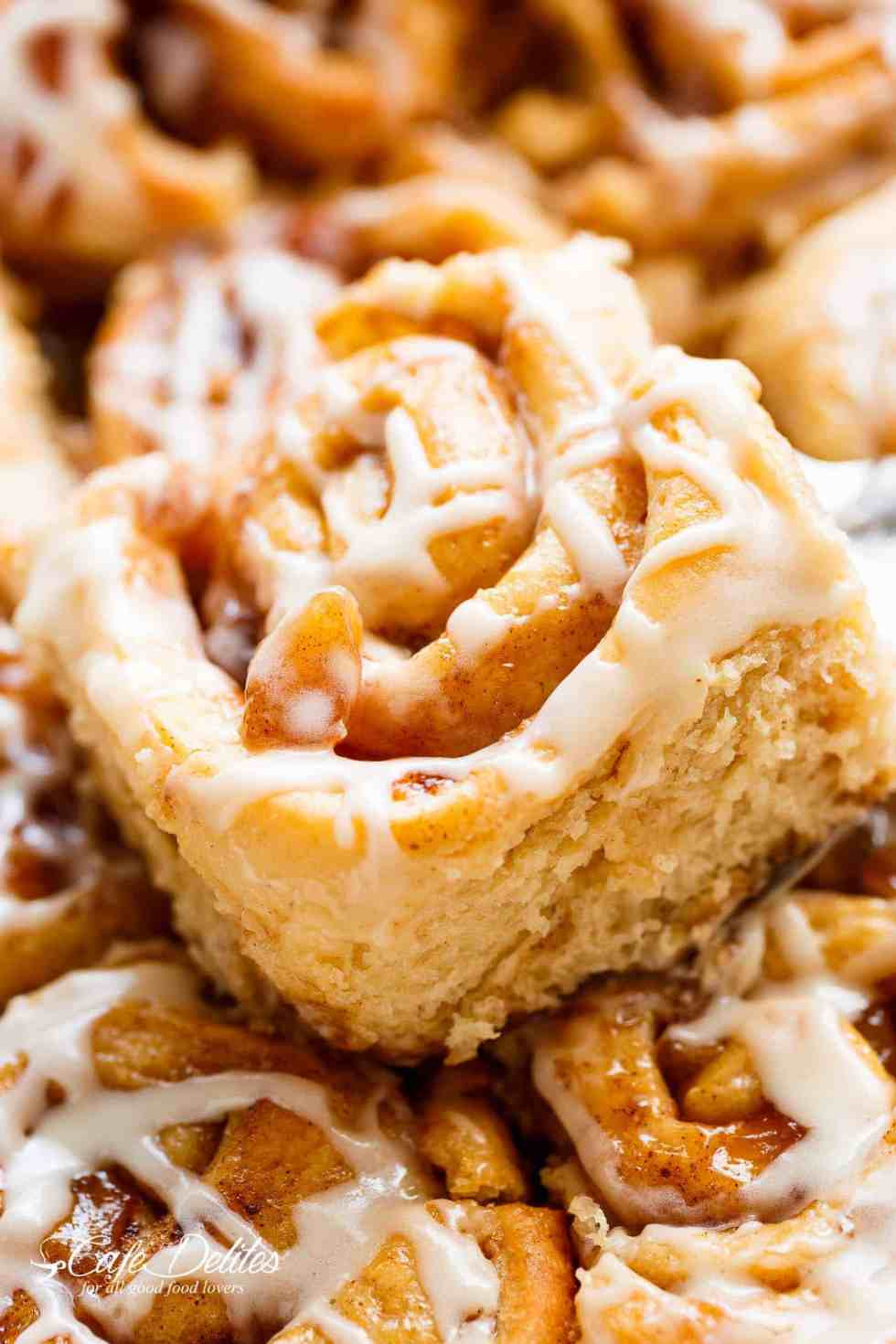 Apple Pie With Cinnamon Rolls
 Apple Pie Cinnamon Rolls With Cream Cheese Frosting Cafe