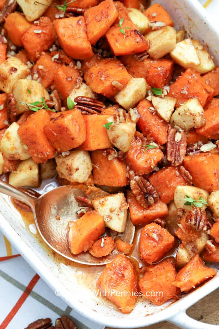 Apple Side Dishes
 Sweet Potato and Apple Casserole The perfect holiday side