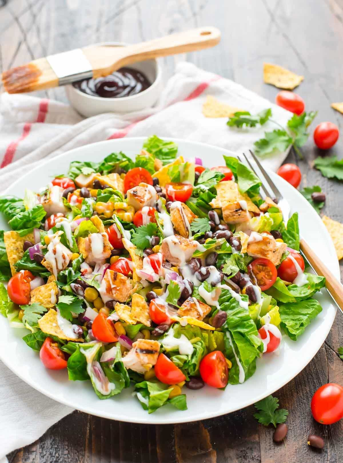 Arby&amp;#039;s Chicken Salad Recipe Awesome Bbq Chicken Salad Better Than A Restaurant Wellplated