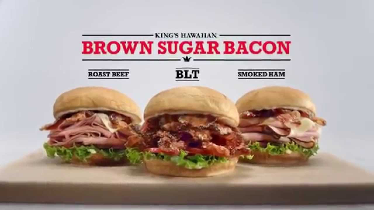 Arbys Brown Sugar Bacon Sandwiches
 Arby s Kings Hawaiian Brown Sugar Bacon tv mercial