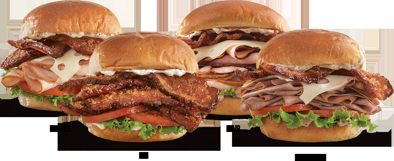 Arbys Brown Sugar Bacon Sandwiches
 FREE Small Fry & Drink with ANY Triple Thick Brown Sugar