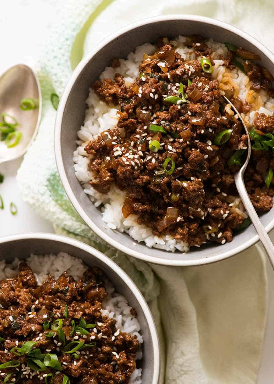 Asian Beef Recipes
 Asian Beef Bowls Super Quick
