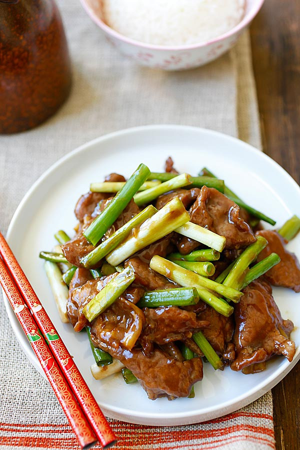Asian Beef Recipes
 Mongolian Beef Chinese Recipes Rasa Malaysia