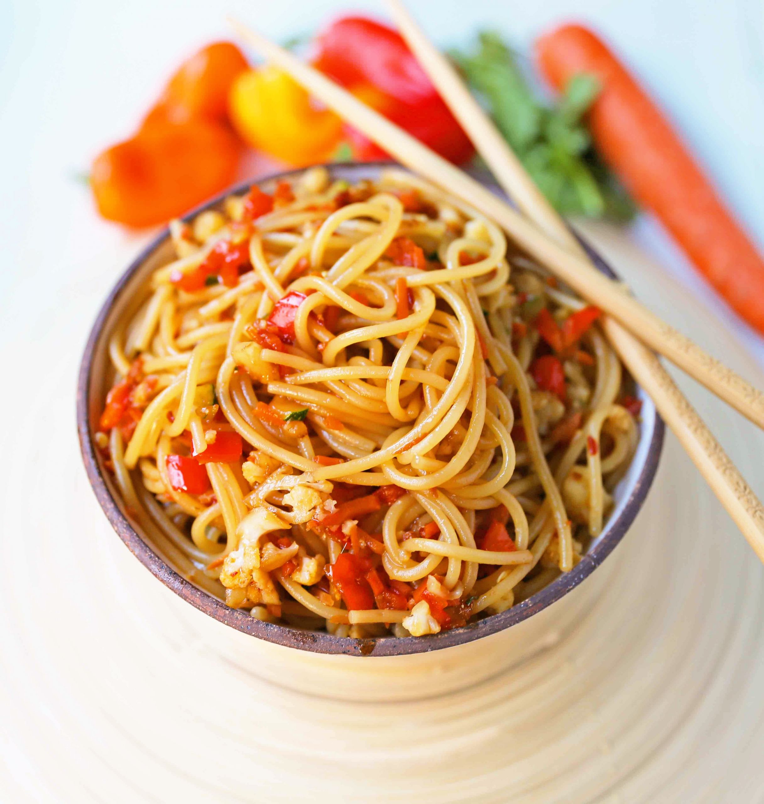 Asian Noodle Stir Fry Recipes Awesome asian Ve Able Stir Fry Noodles – Modern Honey