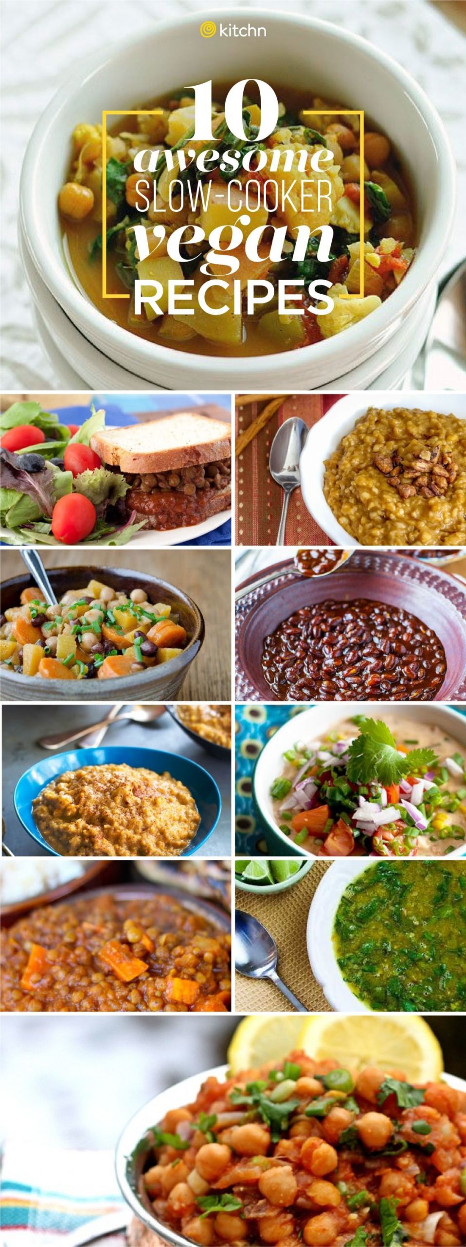Awesome Vegan Recipes
 10 Awesome Vegan Recipes for the Slow Cooker
