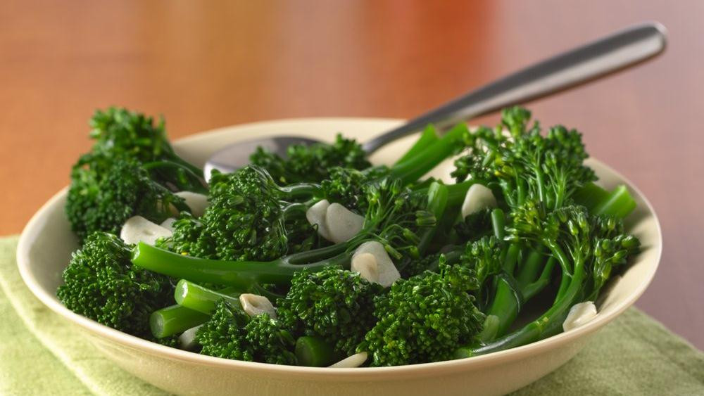 Baby Broccoli Recipe
 Garlic Baby Broccoli recipe from Pillsbury