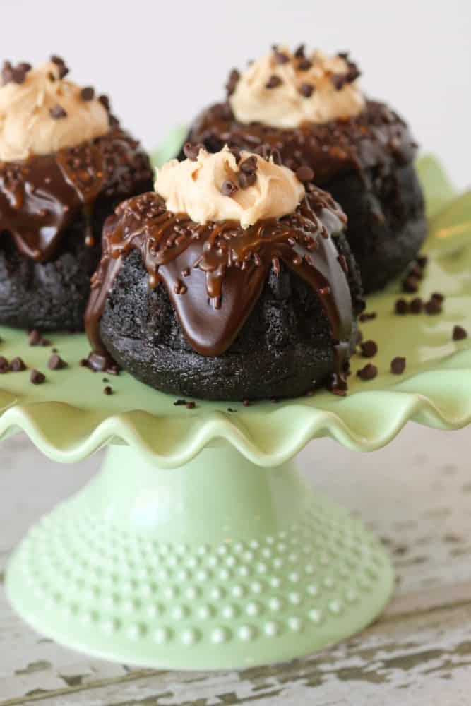 Baby Bundt Cake Recipes Elegant Dark Chocolate Baby Bundt Cakes with Chocolate Ganache