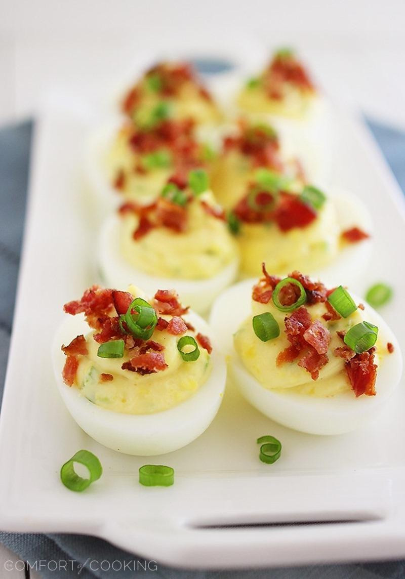 Bacon Deviled Eggs Fresh Bacon Jalapeño Deviled Eggs – the fort Of Cooking