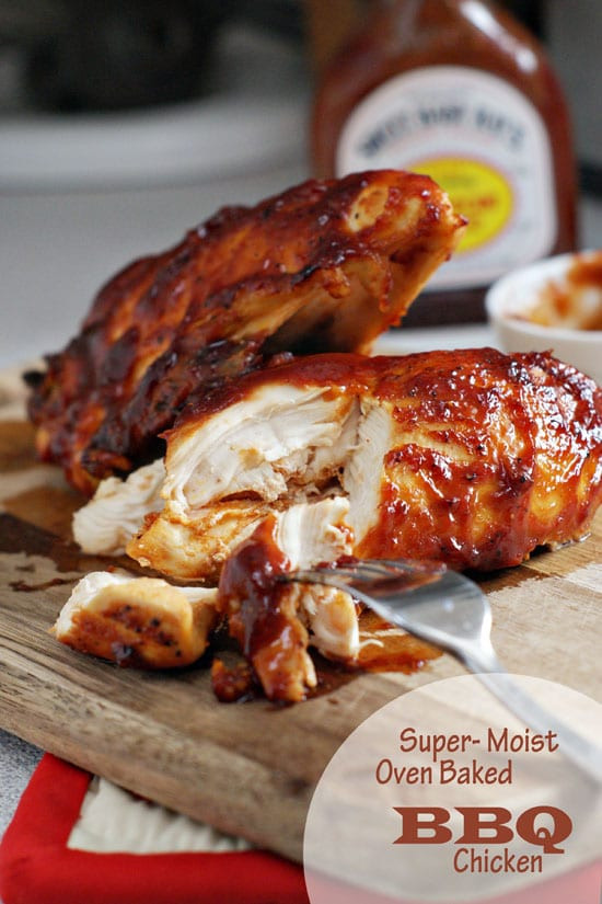 Baked Bbq Chicken Breasts
 Marinated Moist Oven Baked Barbeque Chicken