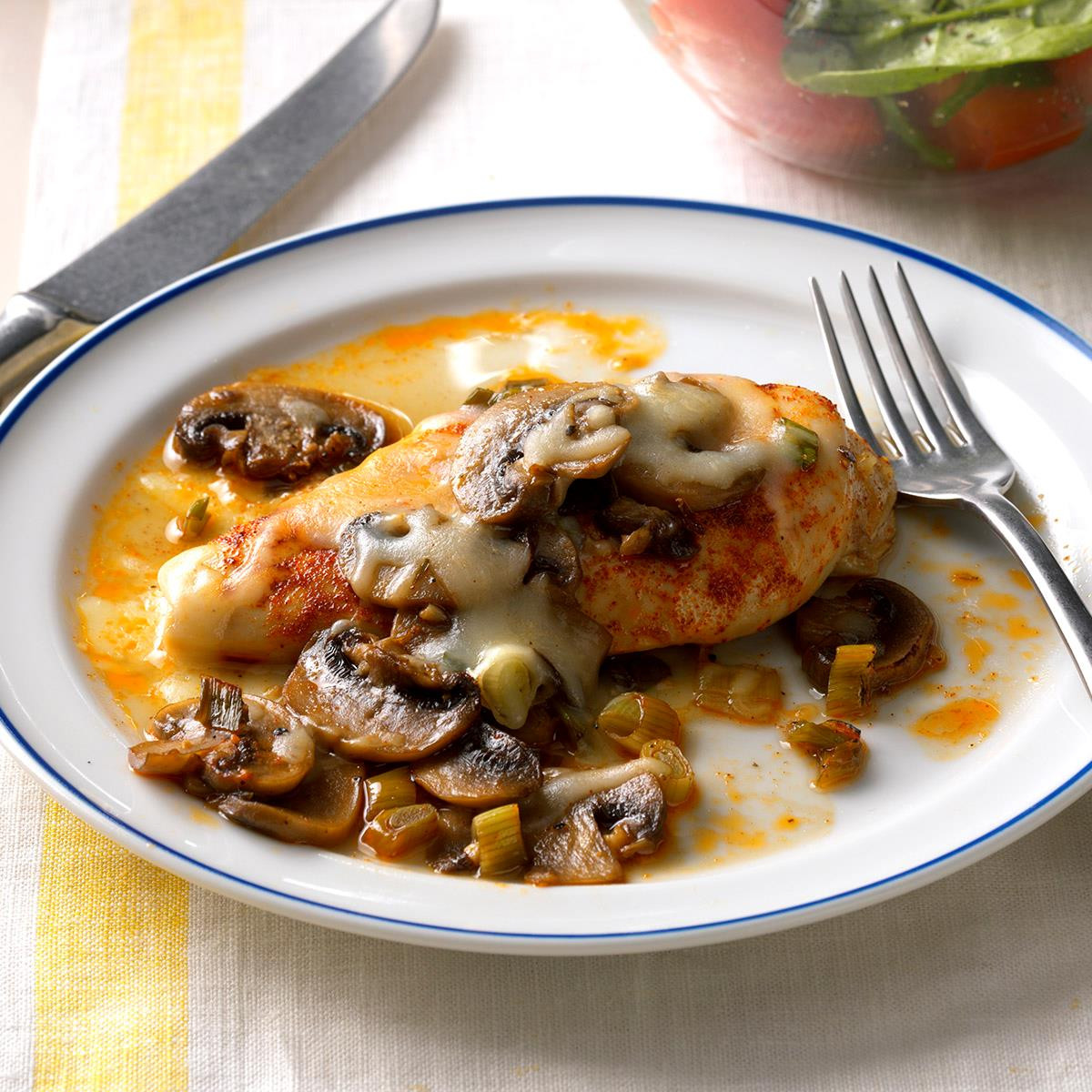 Baked Chicken Breast With Mushrooms
 Baked Chicken and Mushrooms Recipe