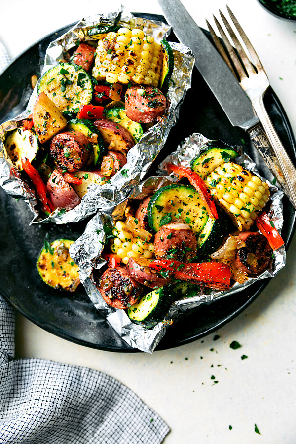 Baked Dinners Ideas
 25 Foil Packet Dinners
