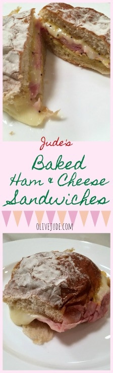 Baked Ham And Cheese Sandwiches In Foil
 Jude s Baked Ham and Cheese Sandwiches