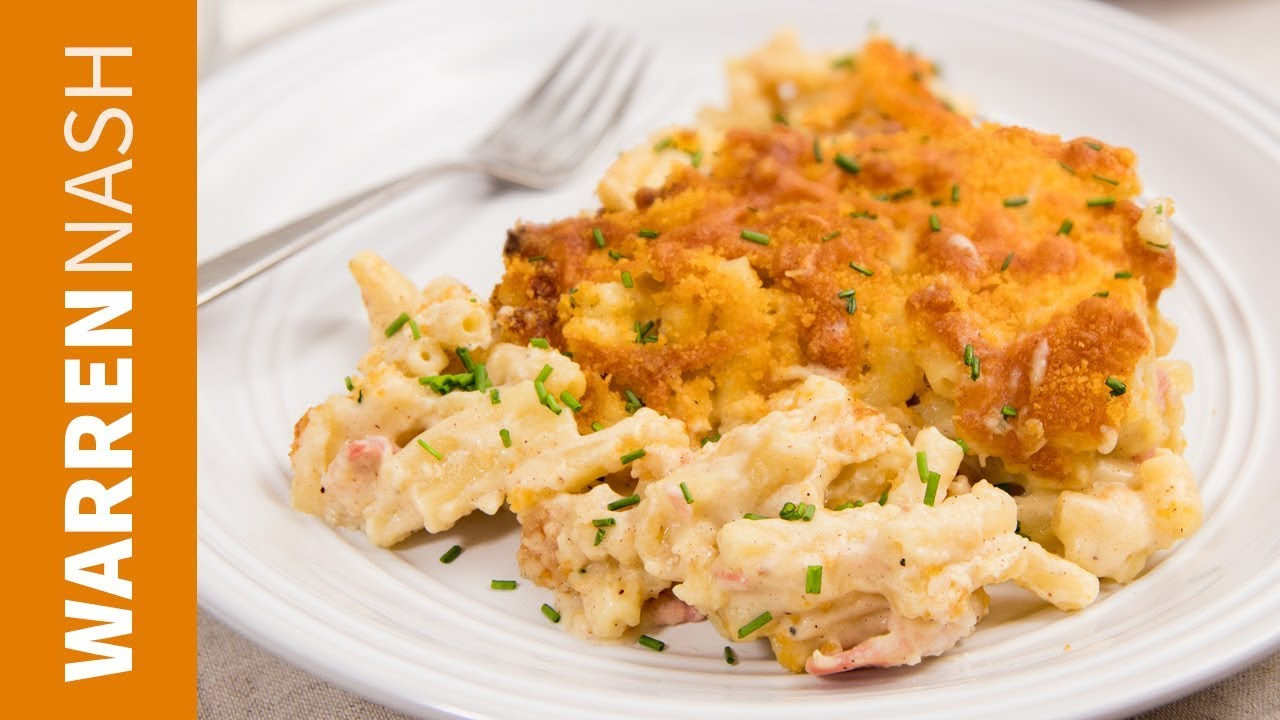 Baked Macaroni And Cheese No Egg
 Baked Mac and Cheese Recipe With Bacon Bread Crumbs