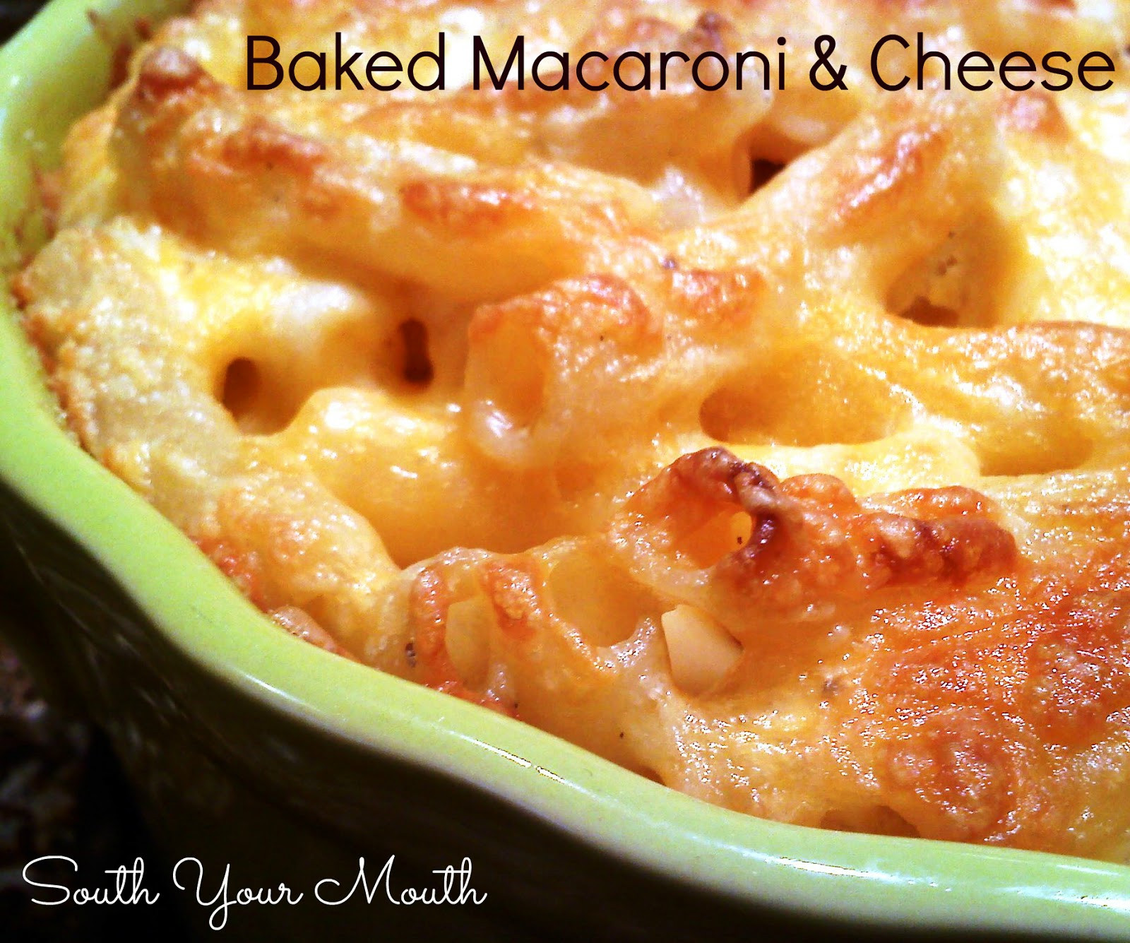 Baked Macaroni And Cheese Recipe With Eggs
 South Your Mouth Baked Macaroni & Cheese