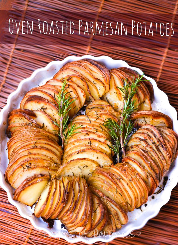 Baked Potato Oven Recipe
 Easy Oven Roasted Parmesan Potatoes Layers of Happiness
