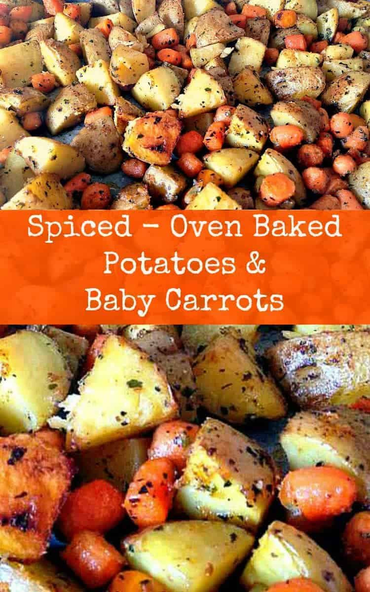 Baked Potato Oven Recipe
 Spiced Oven Baked Potatoes and Baby Carrots