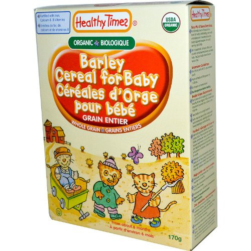 Barley Baby Cereal
 Healthy Times Whole Grain Baby Cereal – Barley – 8 oz
