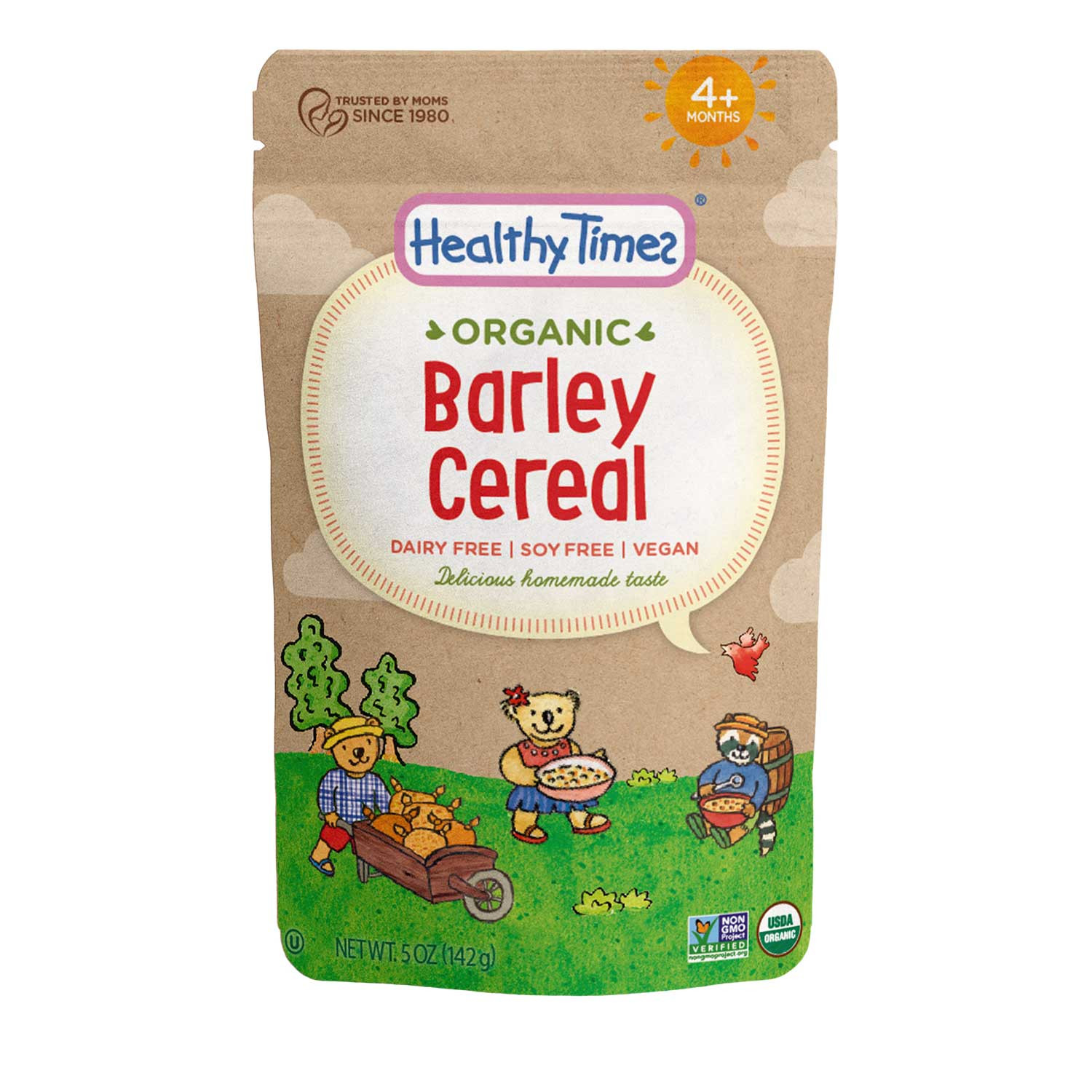 Barley Baby Cereal Lovely Healthy Times organic whole Grain Barley Cereal for Baby