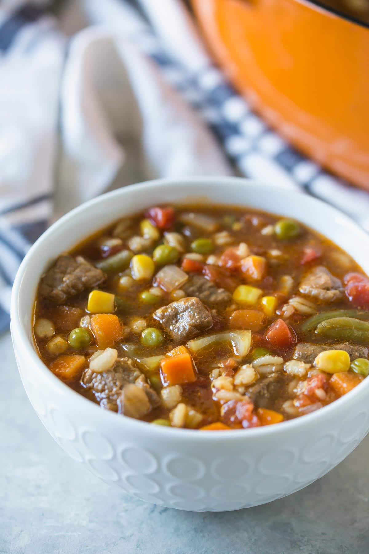 Barley Beef Soup
 Ve able Beef Barley Soup Simply Whisked