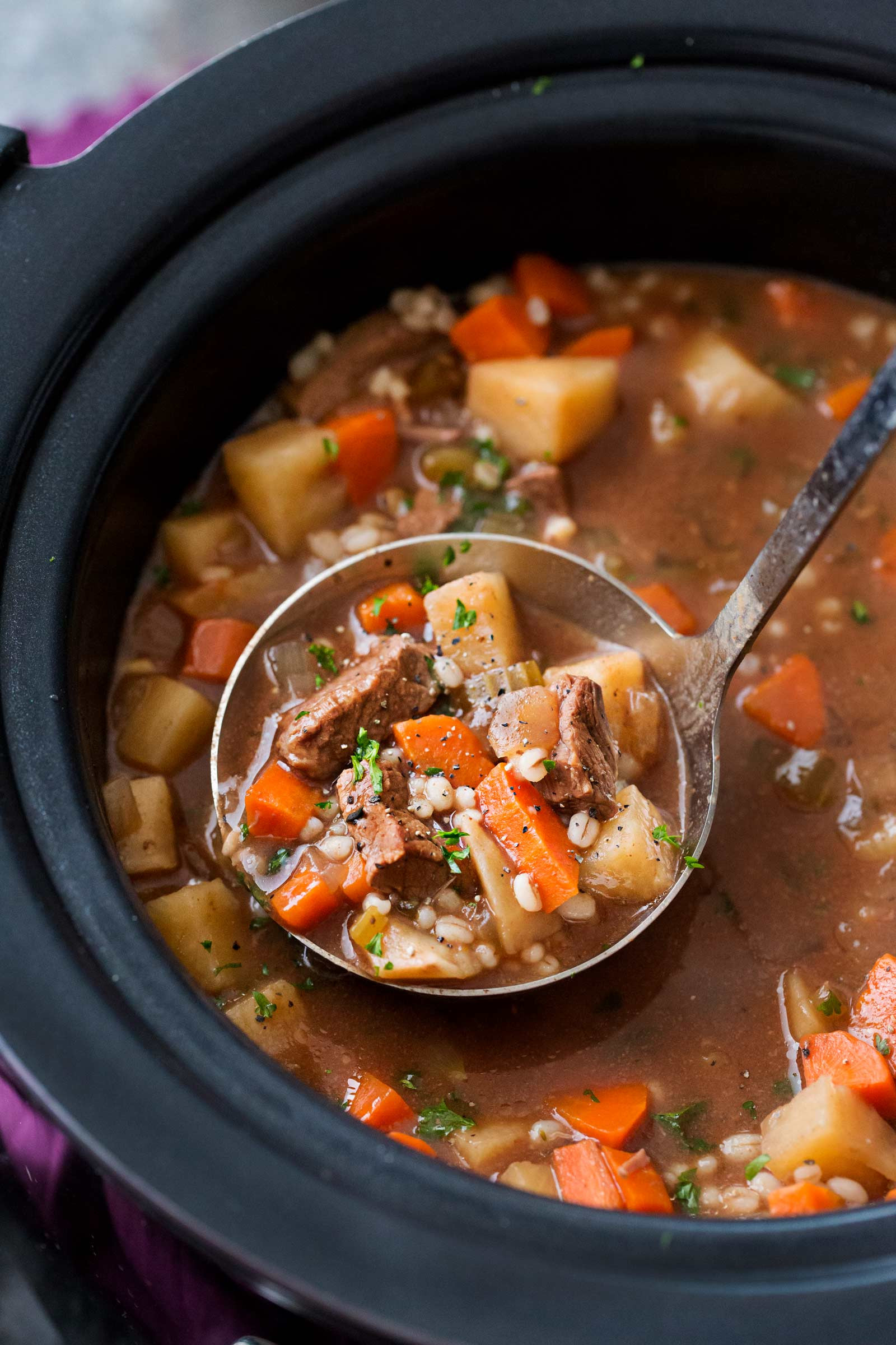 Barley Beef Soup
 16 Cozy Crockpot Recipes to Warm You Up