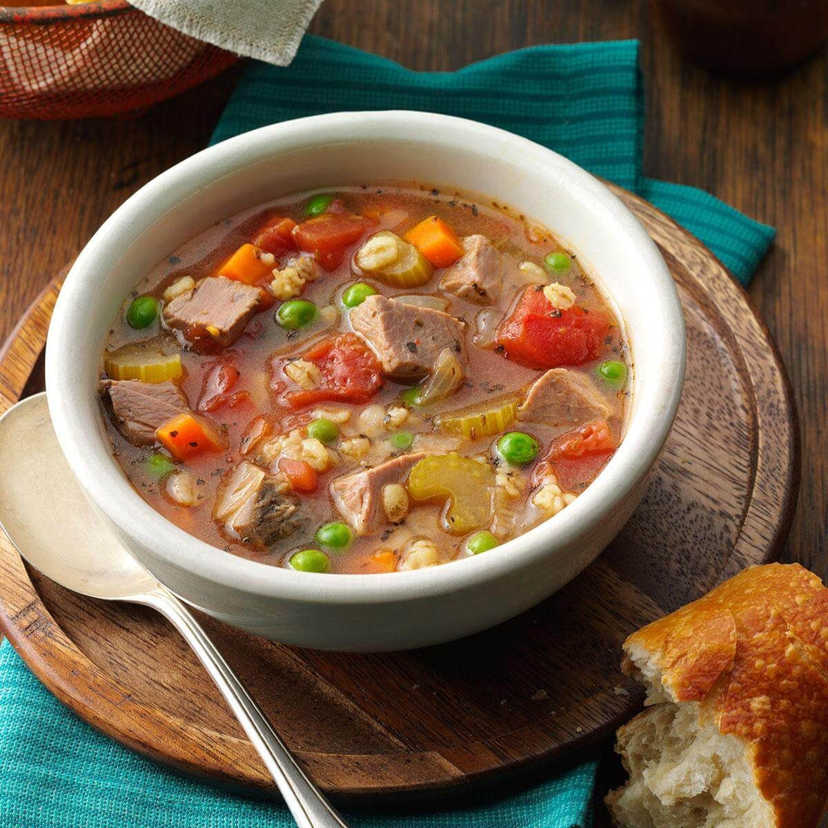 Barley Beef Soup
 Beef Barley Soup for 2 Recipe