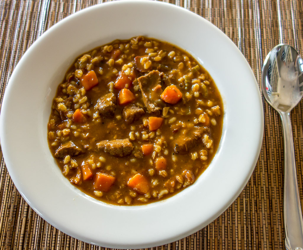 Barley Beef Soup
 Guinness Beef Barley Soup Real Food Finds