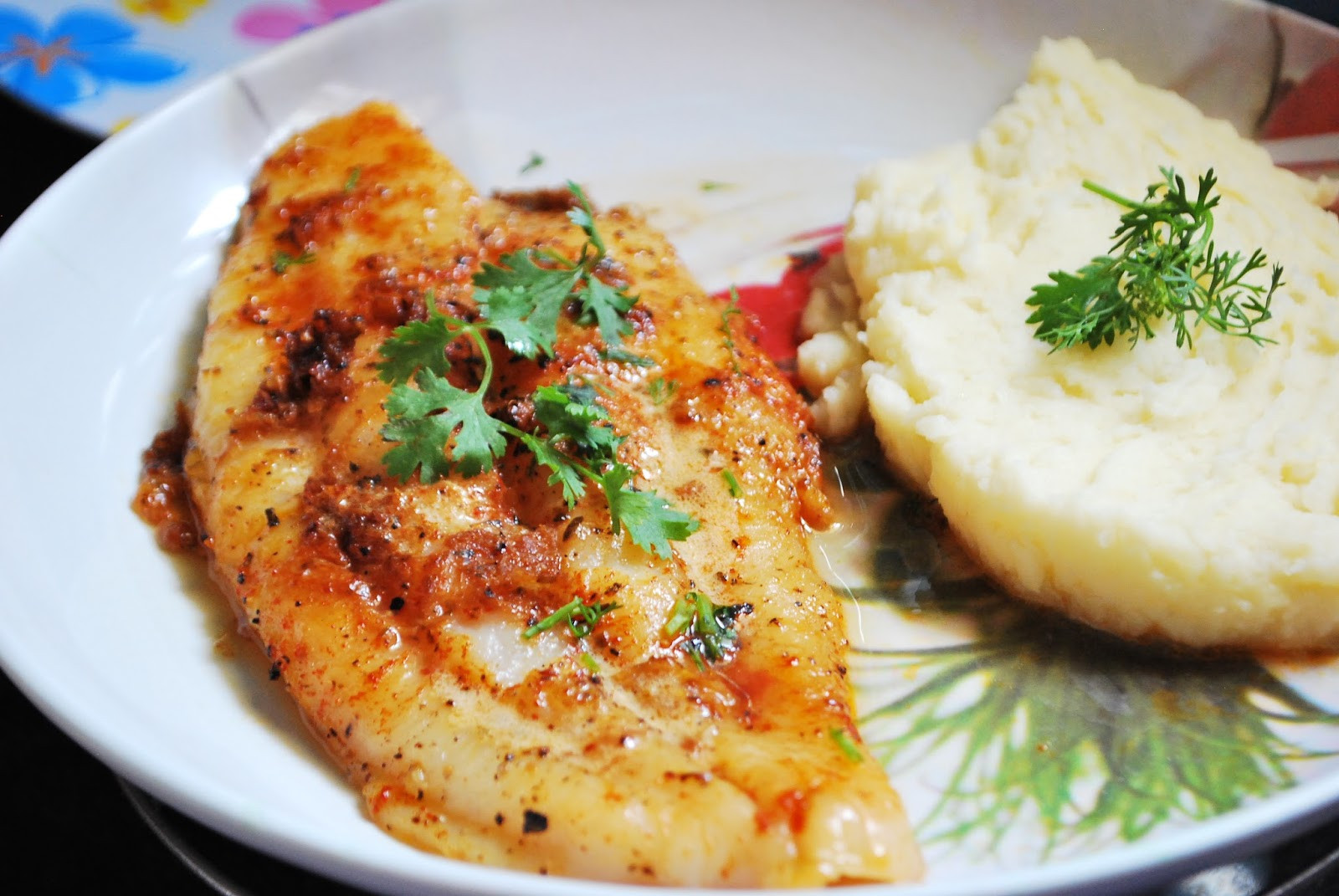 Basa Fish Recipes
 Pan seared Basa Fish Fillet with creamy Potato mash