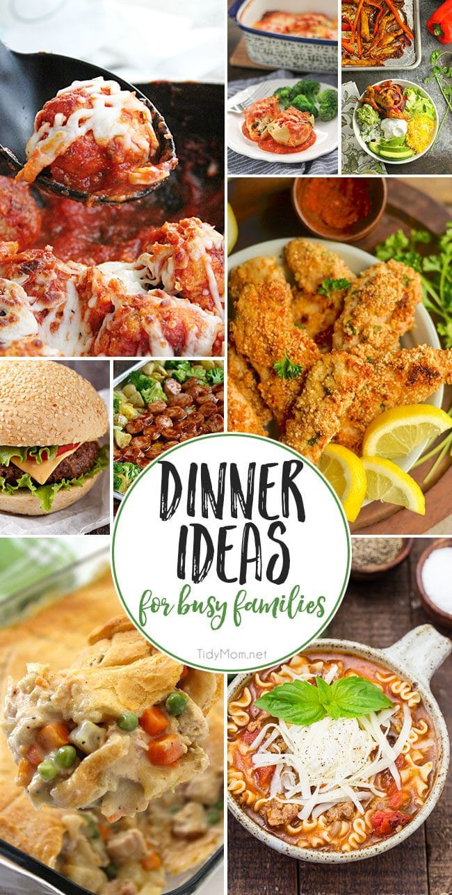 Basic Dinner Ideas
 Dinner Ideas For Busy Families That They Will Love