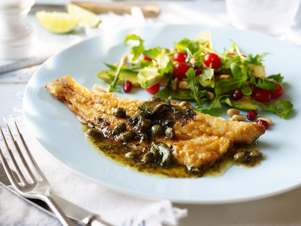 Bass Fish Recipes
 Sea bass with caper sauce Candis