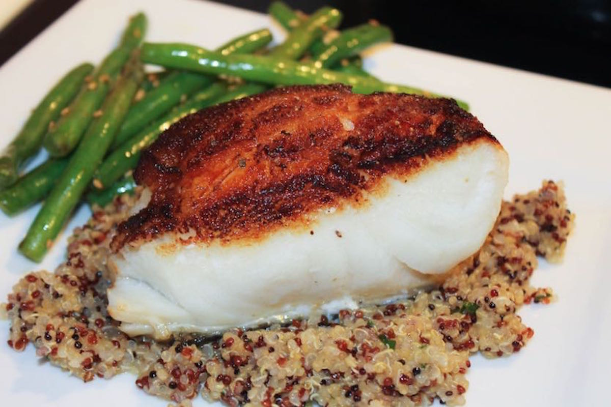 Bass Fish Recipes
 Pan Seared Sea Bass Over ing fish fears Happy Belly
