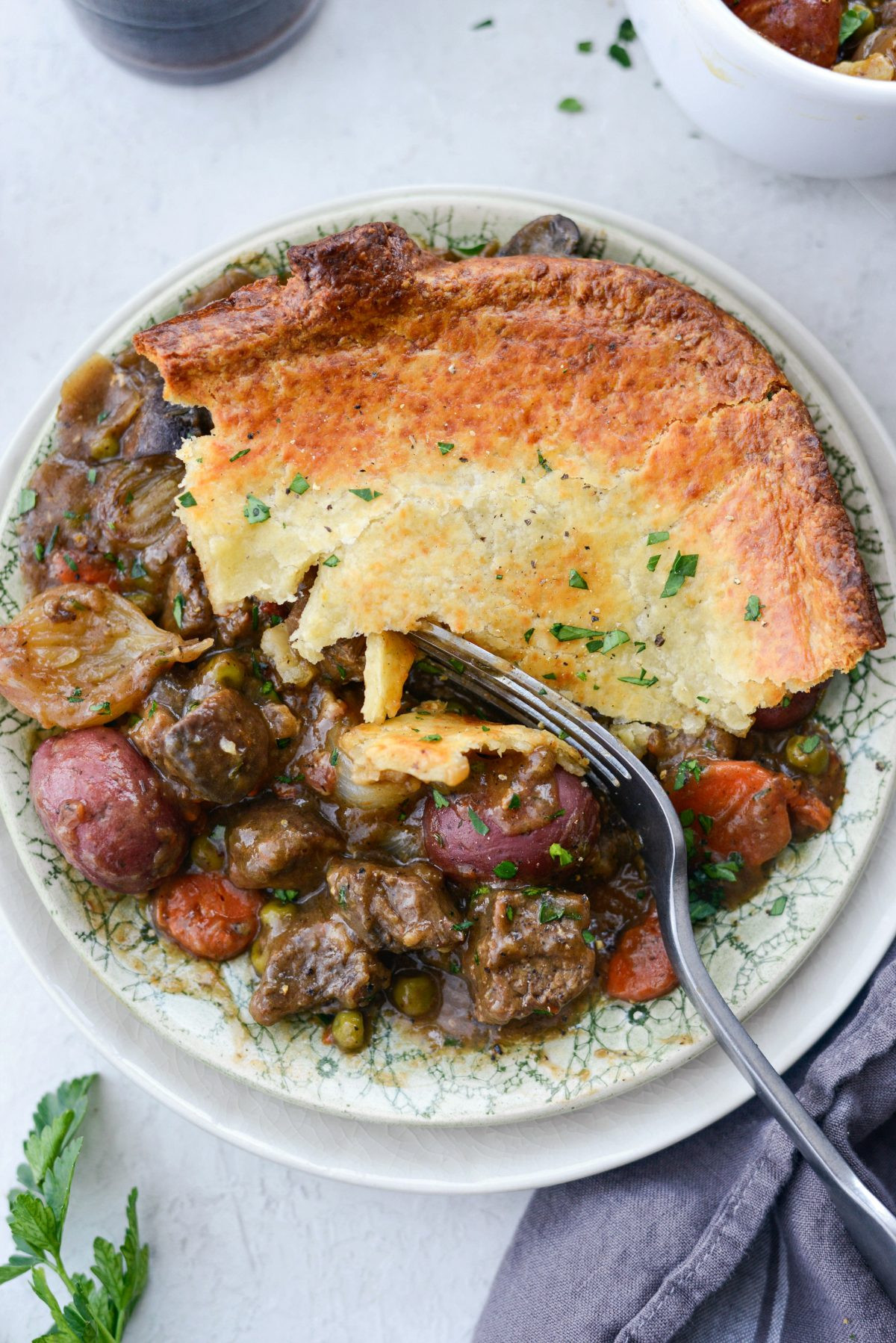 Beef Pot Pie
 Simply Scratch Guinness Beef Pot Pie with Irish Cheddar