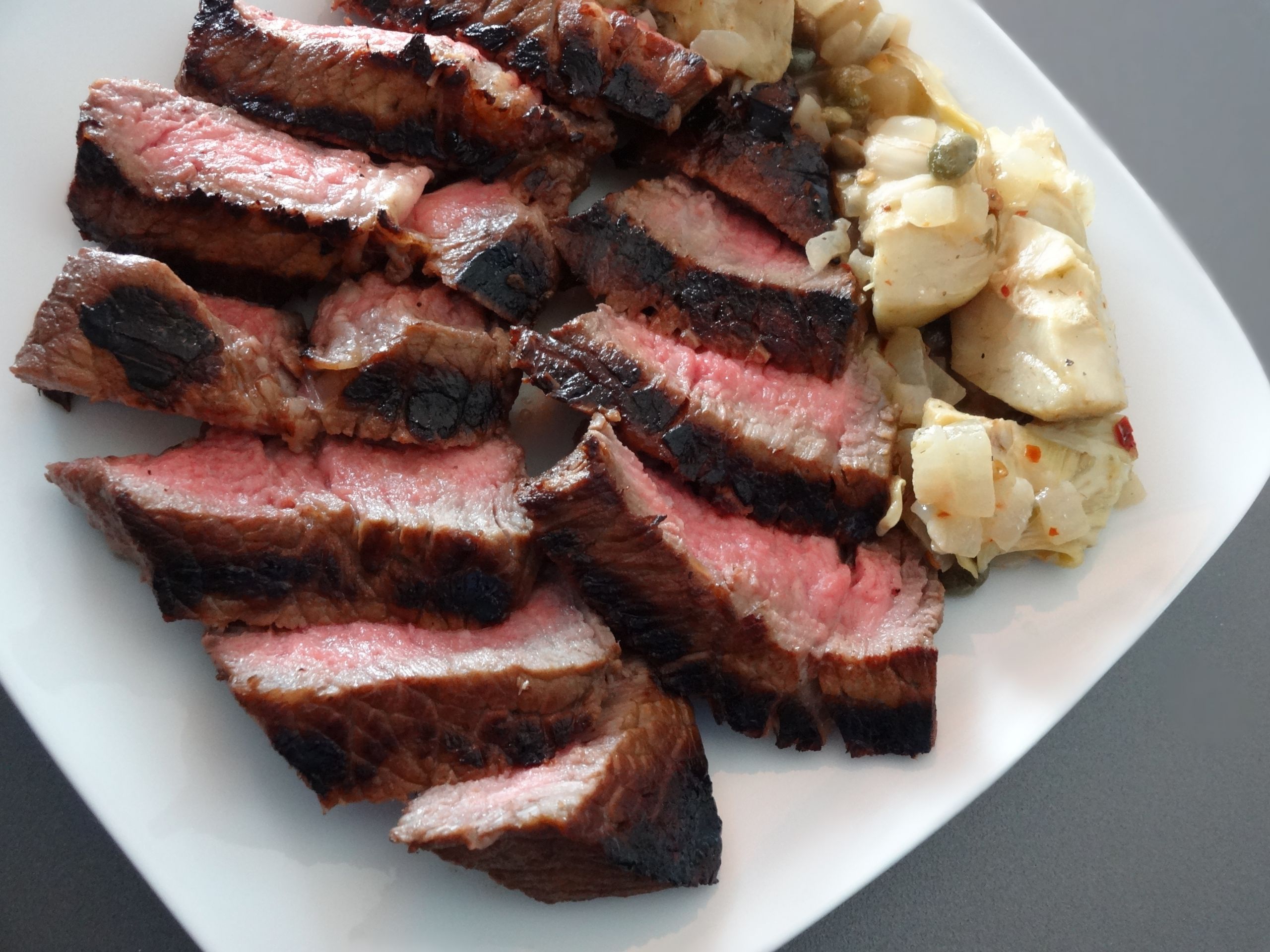 Beef Sirloin Recipes
 Marinated Petite Sirloin Steak with Artichoke Sauce recipe