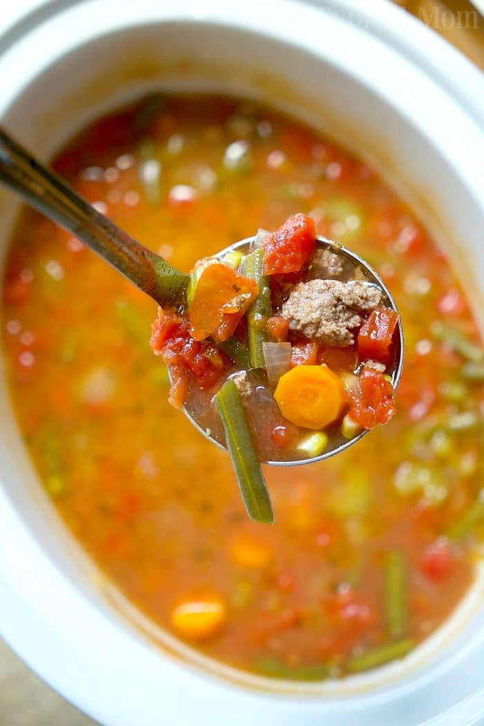 Beef Soup Recipe Easy
 Easy Crock Pot Ve able Beef Soup · The Typical Mom