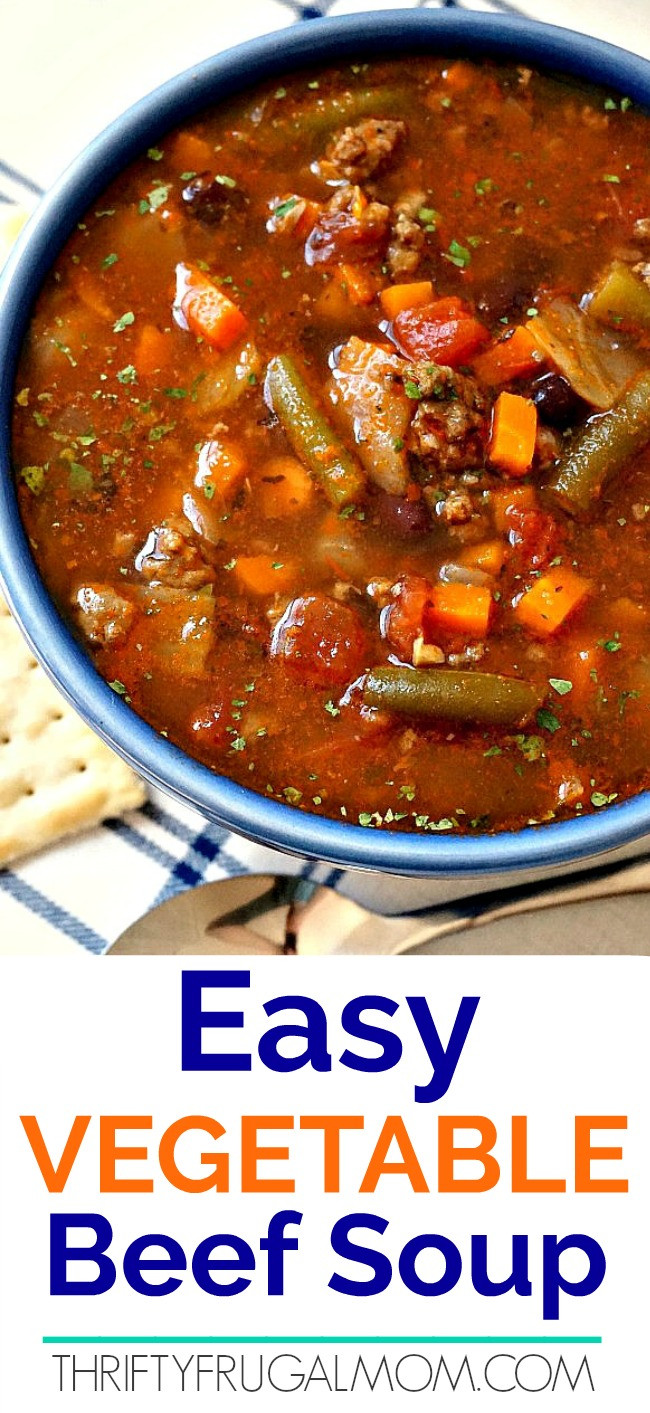Beef Soup Recipe Easy
 Easy Ve able Beef Soup a 30 minute meal