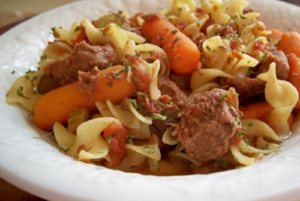 Beef Stew With Noodles
 Slow Cooker Beef Noodle Stew Recipe Food
