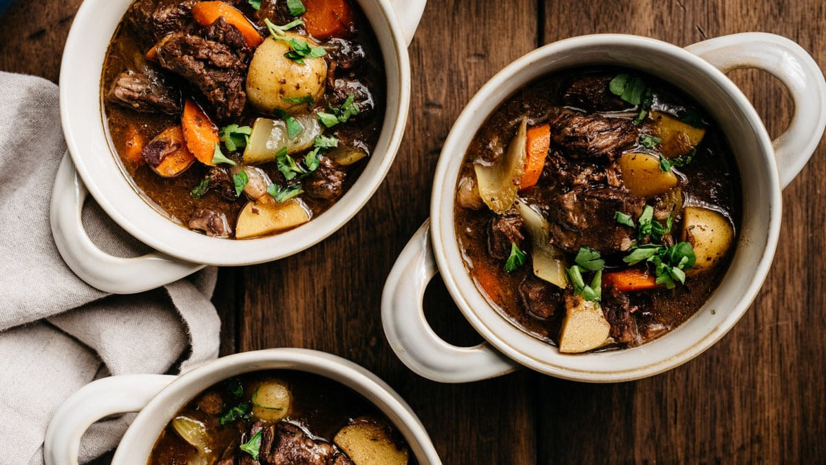 Beef Stew With Wine
 Dutch Oven Beef Stew with Red Wine