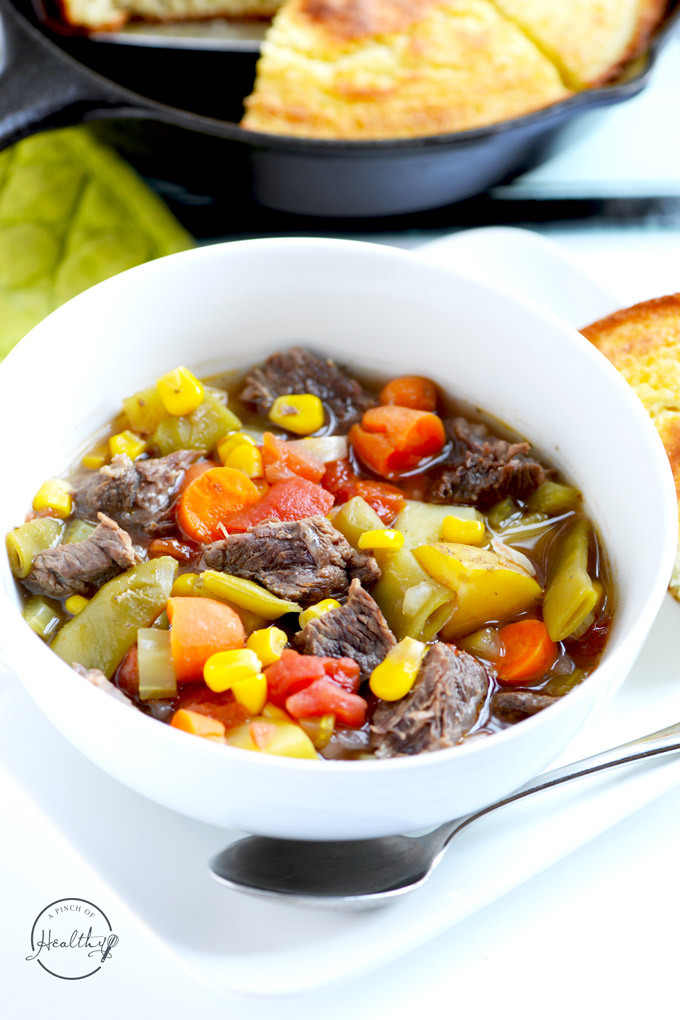 Beef Vegetable soup Instant Pot Inspirational Instant Pot Ve Able Beef soup A Pinch Of Healthy