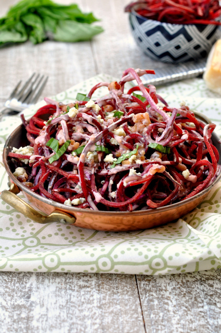 Beet Noodles Recipe
 Beet Noodles with Blue Cheese Sauce My Suburban Kitchen
