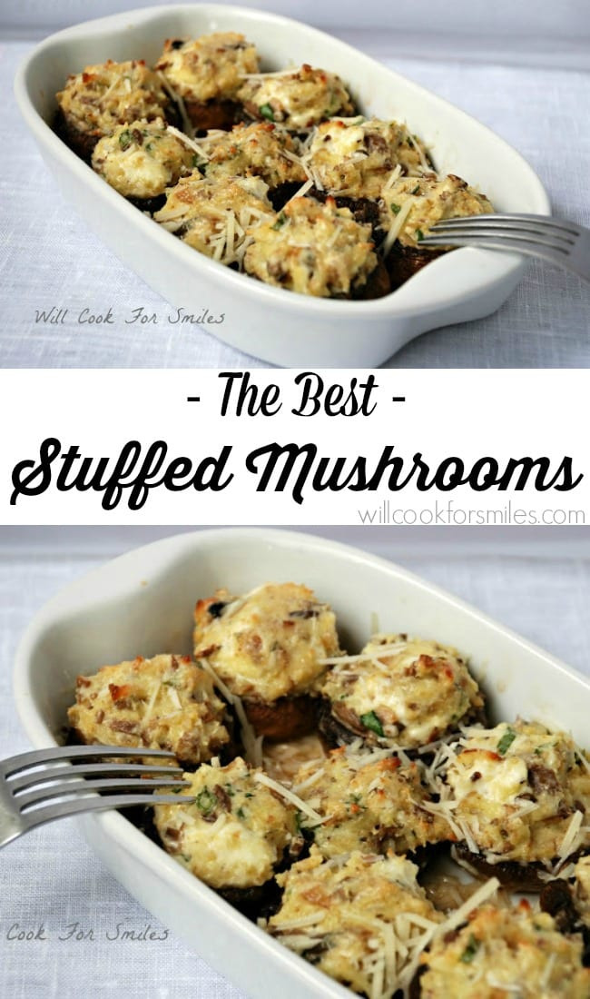 Best Ever Stuffed Mushrooms
 Bacon Spinach and Four Cheese Stuffed Mushrooms Will