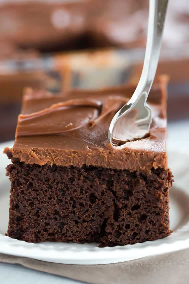 Best Frosting For Chocolate Cake
 Chocolate Sheet Cake with Milk Chocolate Ganache Frosting