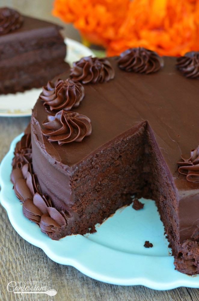 Best Frosting For Chocolate Cake
 Ultimate Homemade Chocolate Cake My Recipe Confessions