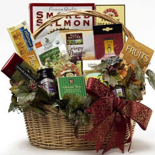 Best Gourmet Food Gifts
 Heart Healthy Gourmet Food Gift Basket with Smoked Salmon