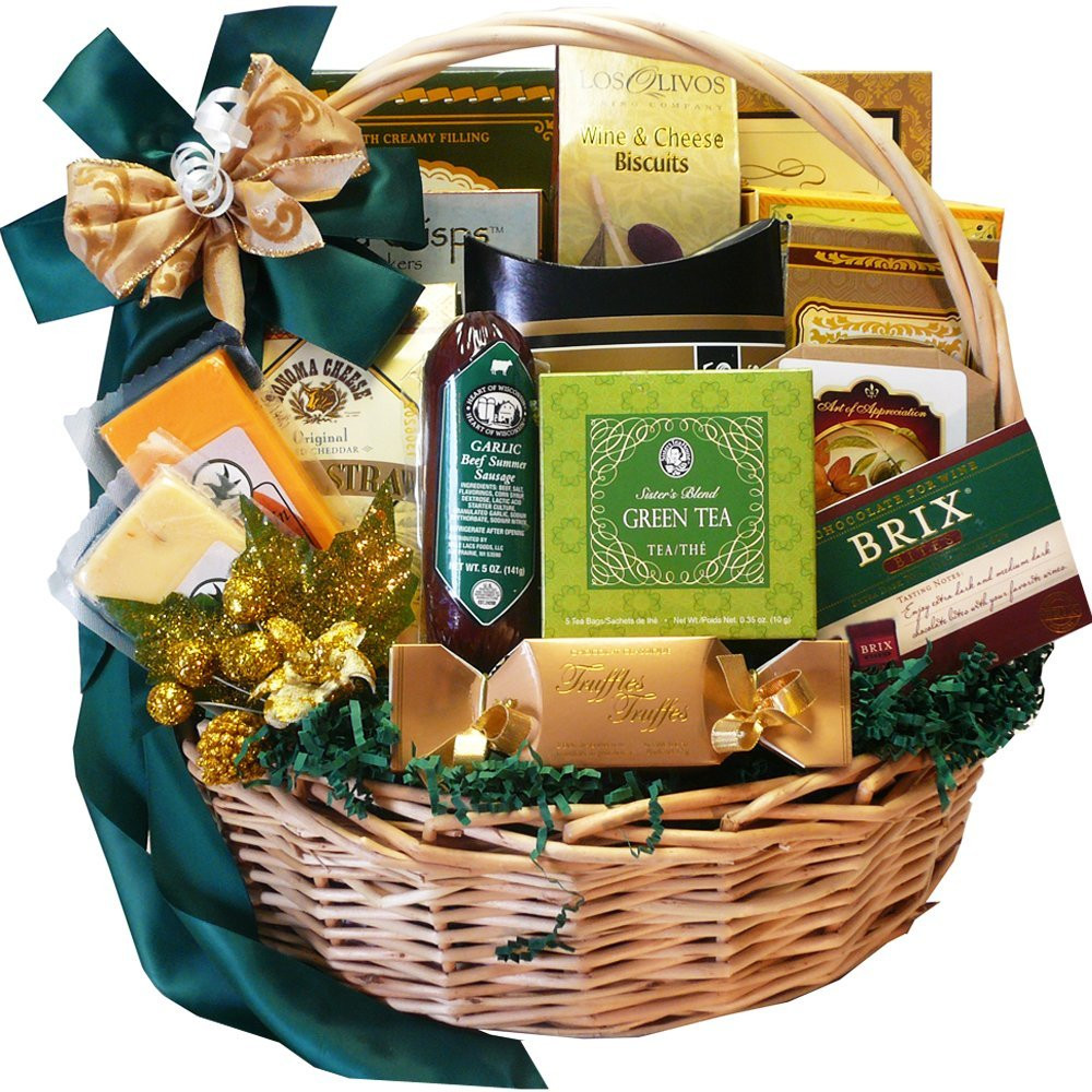Best Gourmet Food Gifts
 Gourmet Food Gift Baskets Best Cheeses Sausages Meat